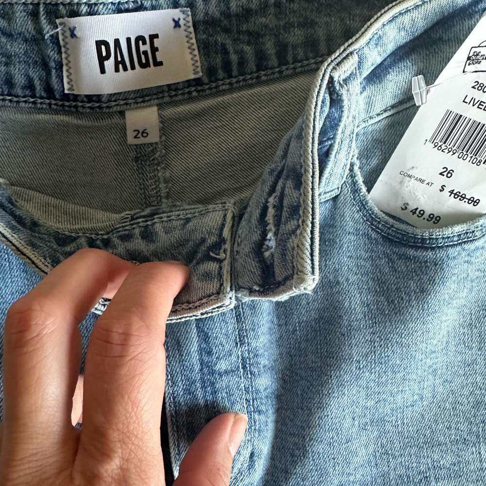 Paige jeans shorts size 26 - NWT - Picture 2 of 3